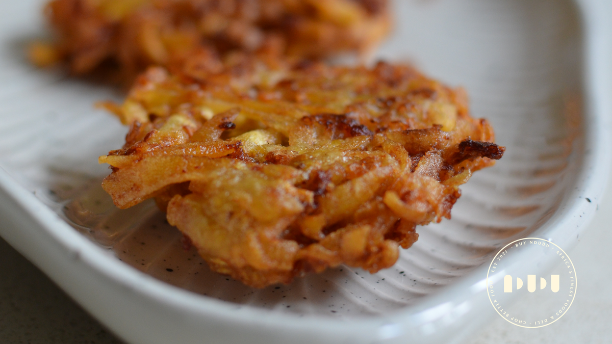 Arañitas de Plàtano - Shredded Green Plantain Fritters
&ndash; Buy Ndudu