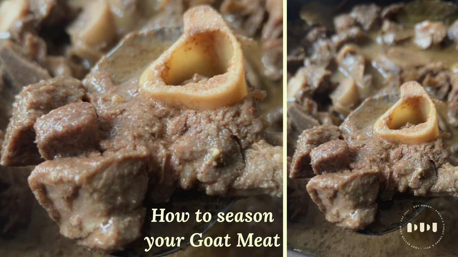 How to season Goat Meat and Stock using Holy Grail Spice  blend