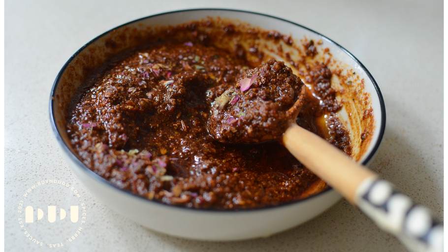 How to make Rose Harissa Paste or Marinade at home