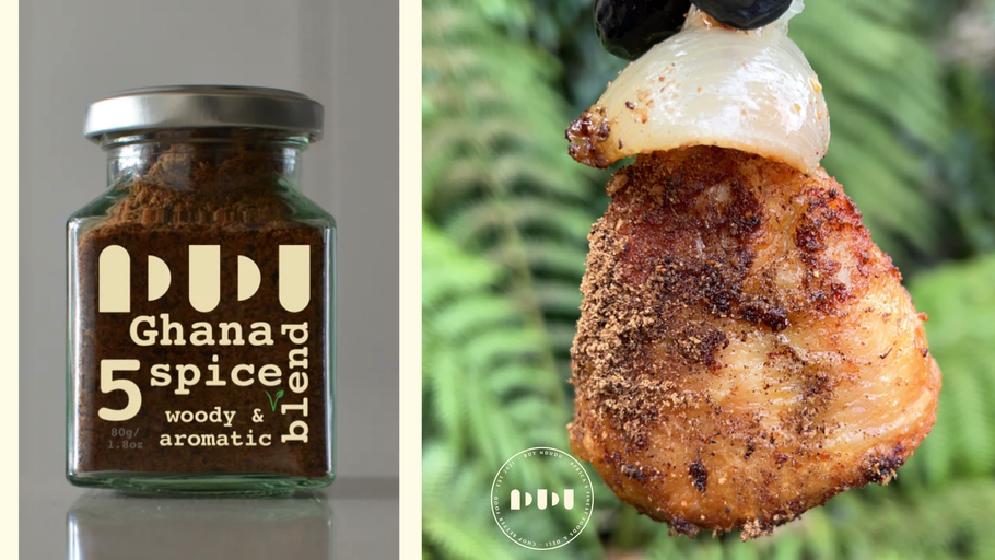 Ghanaian Fried Chicken recipe with Ghana 5 Spice blend