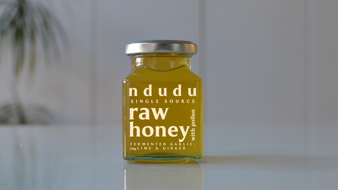 Fermented Garlic, Lime & Ginger Raw Honey