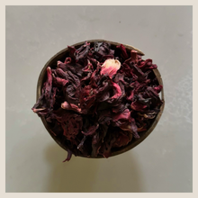 Load image into Gallery viewer, Organic spiced Hibiscus Raw Honey