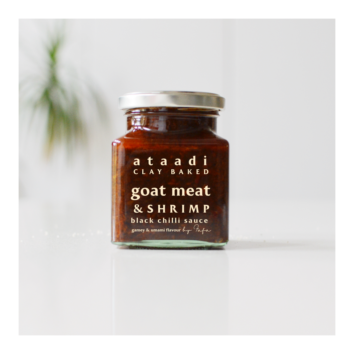 Goat Meat cubes & Shrimp Ataadi Chilli Sauce