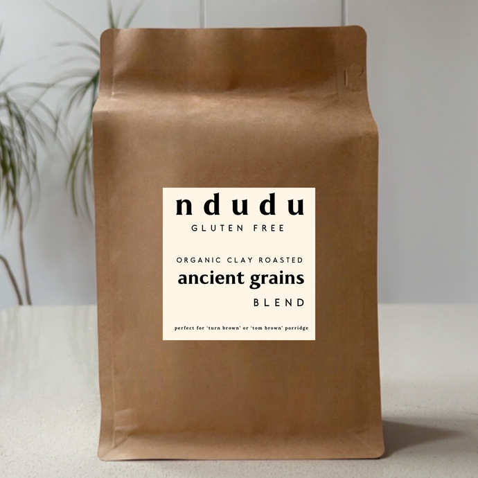 Organic Clay roasted Ancient Grains blend - ORGANIC TOM BROWN - (Gluten free)