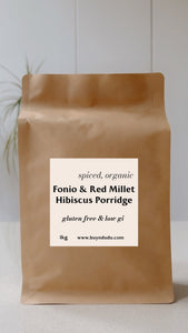 Organic Fonio & Red Millet Spiced Porridge