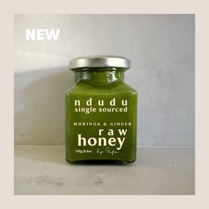 Raw Honey, Organic Ginger & Moringa