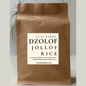 Smoky Claypot baked Dzolof Jollof Rice