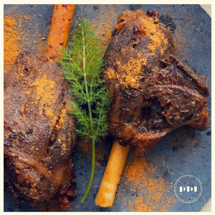 Fall off the bone Clay baked  Lamb Shank