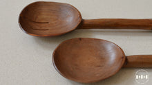 Load image into Gallery viewer, Olive Wood Salad serving Set of 2