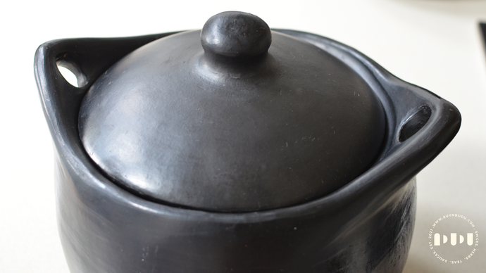 Handmade Black Clay Cooking Pot
