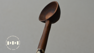 Olive Wood & Bone Deep Spoon