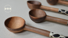Load image into Gallery viewer, Olive Wood &amp; Bone Deep Spoon