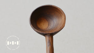 Olive Wood & Bone Deep Spoon